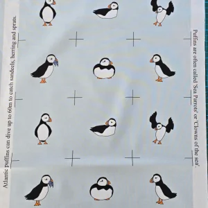 Sea Parrot Designs Puffin Panel