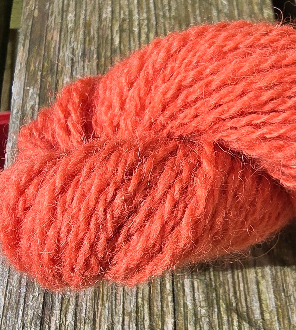 2 ply Shetland Wool 25g Skein - Yellow & Orange Collection