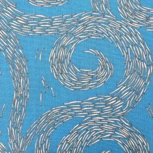 Sea Parrot Designs Sand Eel Swirl - Fat Quarter